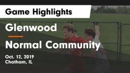 Glenwood  vs Normal Community  Game Highlights - Oct. 12, 2019