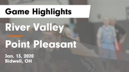 River Valley  vs Point Pleasant  Game Highlights - Jan. 13, 2020