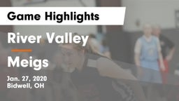 River Valley  vs Meigs  Game Highlights - Jan. 27, 2020