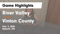 River Valley  vs Vinton County  Game Highlights - Feb. 3, 2020