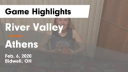 River Valley  vs Athens  Game Highlights - Feb. 6, 2020