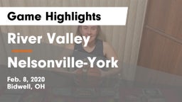 River Valley  vs Nelsonville-York  Game Highlights - Feb. 8, 2020