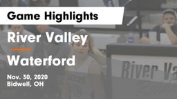 River Valley  vs Waterford  Game Highlights - Nov. 30, 2020