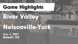 River Valley  vs Nelsonville-York  Game Highlights - Jan. 7, 2021