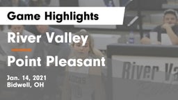 River Valley  vs Point Pleasant  Game Highlights - Jan. 14, 2021