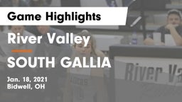 River Valley  vs SOUTH GALLIA  Game Highlights - Jan. 18, 2021