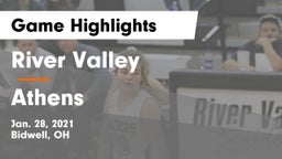 River Valley  vs Athens  Game Highlights - Jan. 28, 2021