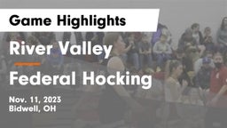 River Valley  vs Federal Hocking  Game Highlights - Nov. 11, 2023