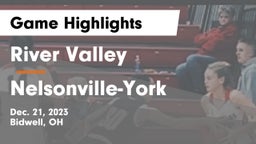 River Valley  vs Nelsonville-York  Game Highlights - Dec. 21, 2023