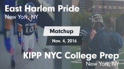 Matchup: East Harlem Pride vs. KIPP NYC College Prep 2016