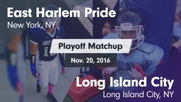 Matchup: East Harlem Pride vs. Long Island City  2016