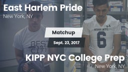 Matchup: East Harlem Pride vs. KIPP NYC College Prep 2017