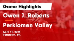 Owen J. Roberts  vs Perkiomen Valley  Game Highlights - April 11, 2024