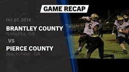 Recap: Brantley County  vs. Pierce County  2016