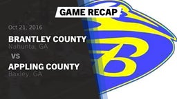 Recap: Brantley County  vs. Appling County  2016