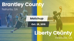 Matchup: Brantley County vs. Liberty County  2016