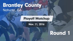 Matchup: Brantley County vs. Round 1 2016