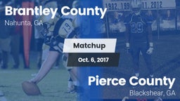 Matchup: Brantley County vs. Pierce County  2017