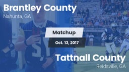 Matchup: Brantley County vs. Tattnall County  2017