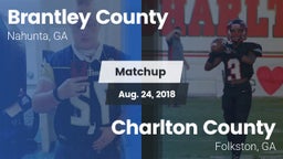 Matchup: Brantley County vs. Charlton County  2018