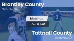 Matchup: Brantley County vs. Tattnall County  2018