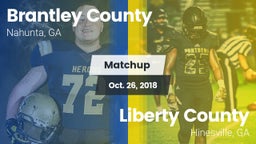 Matchup: Brantley County vs. Liberty County  2018