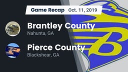 Recap: Brantley County  vs. Pierce County  2019