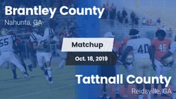 Matchup: Brantley County vs. Tattnall County  2019