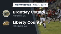 Recap: Brantley County  vs. Liberty County  2019