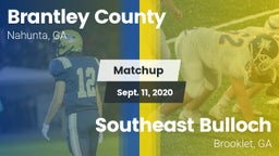 Matchup: Brantley County vs. Southeast Bulloch  2020