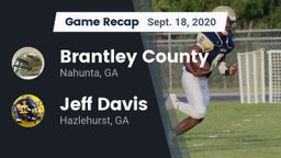 Recap: Brantley County  vs. Jeff Davis  2020