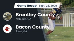Recap: Brantley County  vs. Bacon County  2020