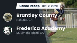 Recap: Brantley County  vs. Frederica Academy  2020