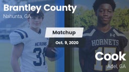 Matchup: Brantley County vs. Cook  2020