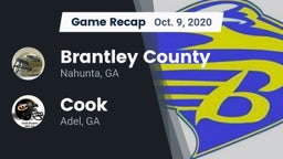 Recap: Brantley County  vs. Cook  2020