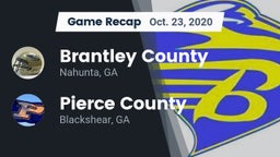 Recap: Brantley County  vs. Pierce County  2020