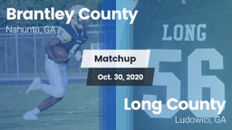 Matchup: Brantley County vs. Long County  2020