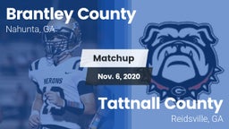 Matchup: Brantley County vs. Tattnall County  2020