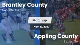 Matchup: Brantley County vs. Appling County  2020