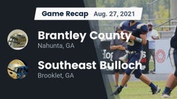 Recap: Brantley County  vs. Southeast Bulloch  2021