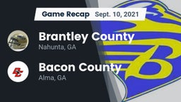 Recap: Brantley County  vs. Bacon County  2021