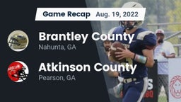Recap: Brantley County  vs. Atkinson County  2022