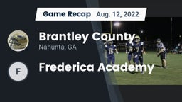Recap: Brantley County  vs. Frederica Academy 2022