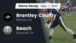 Recap: Brantley County  vs. Beach  2023