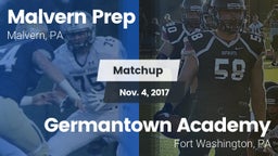 Matchup: Malvern Prep High vs. Germantown Academy 2017