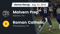 Recap: Malvern Prep  vs. Roman Catholic  2018