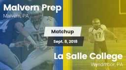 Matchup: Malvern Prep High vs. La Salle College  2018