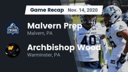 Recap: Malvern Prep  vs. Archbishop Wood  2020