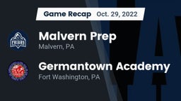 Recap: Malvern Prep  vs. Germantown Academy 2022