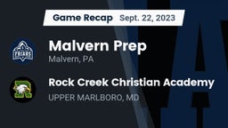 Recap: Malvern Prep  vs. Rock Creek Christian Academy 2023